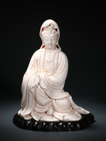 Dehua porcelain Guanyin Bodhisattva statue ornament