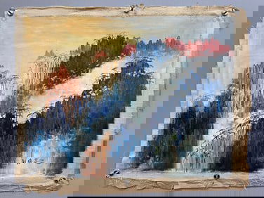 Academy of Fine Arts, Liu Haisu oil painting