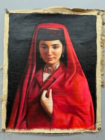 Jin Shangyi's fine figure oil painting