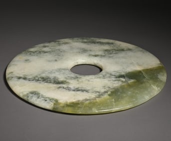 An old collection of Hetian jade wall study ornaments