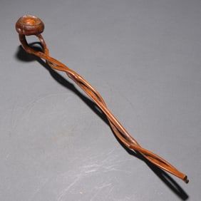 Republic of China bamboo carving Ruyi