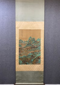 Dong Bangda (landscape) silk middle hall