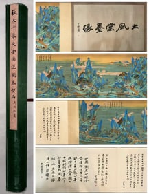 Zhang Daqian copied the handscroll of "Dajin Deyun Map".