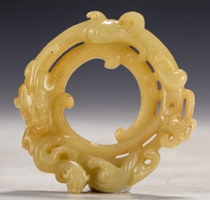 A piece of ancient jade wall