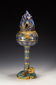 One piece of cloisonné diffuser