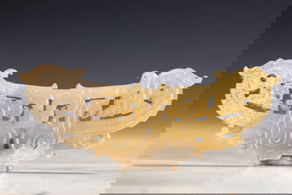 A piece of ancient jade wall