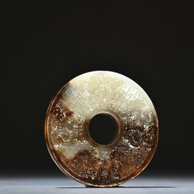 A piece of ancient jade wall