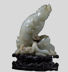 A piece of fish dragon ornament