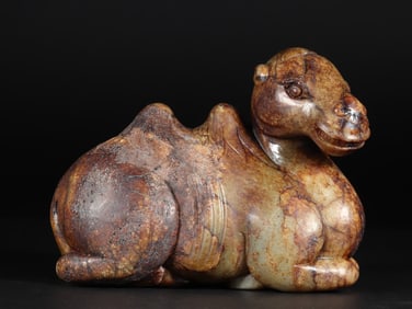Hetian jade camel big!