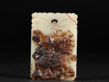 Hetian jade unicorn Turui brand