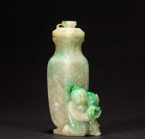 A piece of the Emerald Boy bottle
