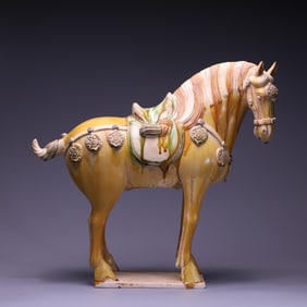 A piece of Tang Sancai horse