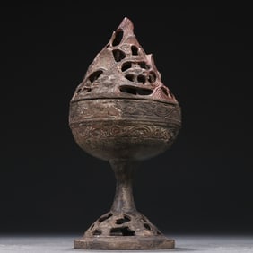 A piece of copper wrong silver Boshan furnace