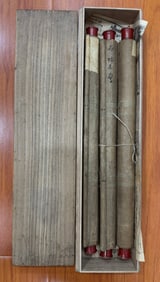 A picture of three screens of eight mountain people