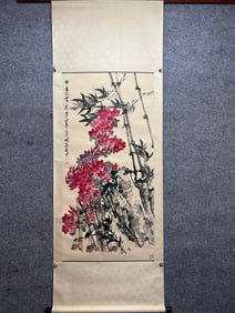 A picture of Guo Weiqu's spring flowers