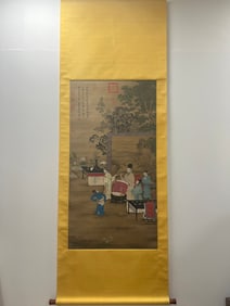 A figure painting of Tang Yin