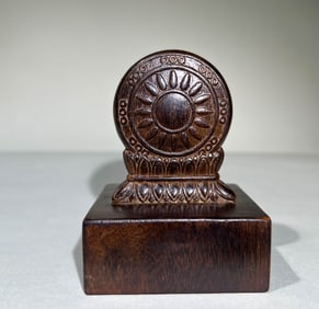 An Exquisite Qing Dynasty agarwood seal