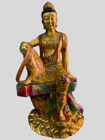 An Exquisite treasure boutique copper tire handmade cloisonné enamel cloisonné (free Guanyin