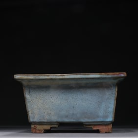 One piece of overseas Jun kiln flower pot