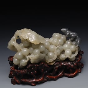 An Exquisite Squirrel Grape ornament