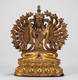 An Exquisite Qing Dynasty Thousand-Armed Guanyin