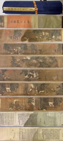 A picture scroll of Li Tang and Jin Wen's restoration of the country