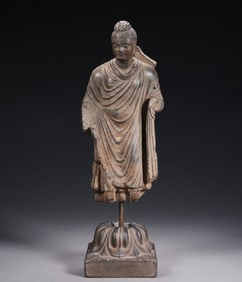 A piece of the Gandhara Buddha statue