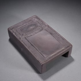 A Qing Dynasty stone carving hand-inkstone