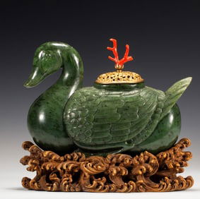 A piece of jasper ornament