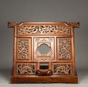 One piece of Huanghuali bookshelf