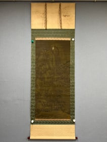 A picture of Guo Xi's mountain residence on silk