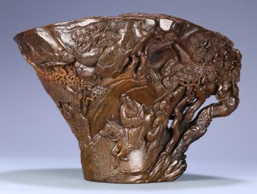 A piece of Old Asian Character Story Cup