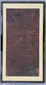 A picture of flowers and birds of Huizong of the Song Dynasty
