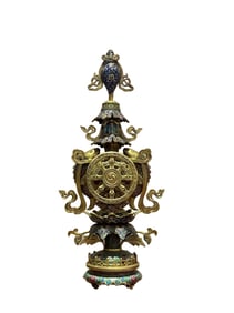 One piece of cloisonné enamel eight treasures