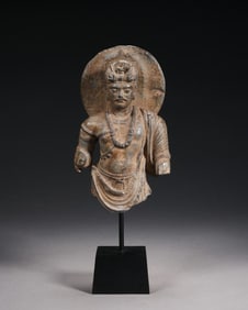 A piece of the Gandhara Buddha statue