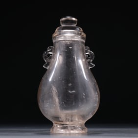 An old collection crystal wishful ear appreciation bottle