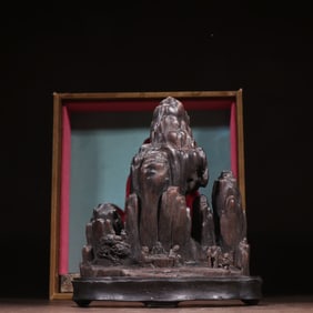 A Qing Dynasty old agarwood shanzi ornament
