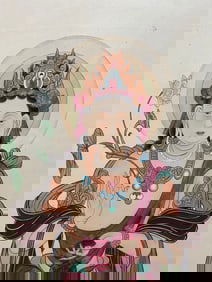 A piece of Puru Guanyin paper scroll was published