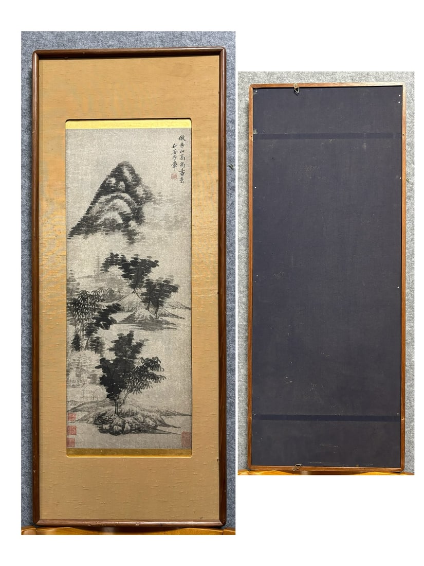 A piece of Wang Hui's landscape masterpiece: Wang Hui landscape boutique Size:64×25cm (The Dimensions Of All Batches Are Manually Measured.If You Need More Detailed Information, Please Contact Our Customer Service Before Bidding.)