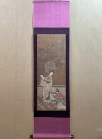 A painting of Jiao Bingzhen's fine figures