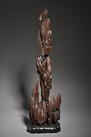 A piece of agarwood Shanzi study ornaments
