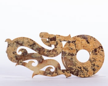 A piece of ancient jade wall