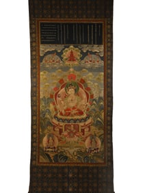 A silk six-armed Guanyin