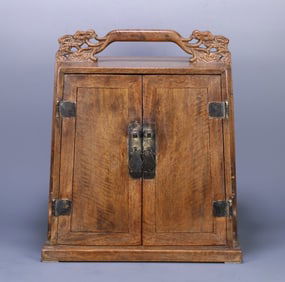 One piece of Huanghuali beam cabinet