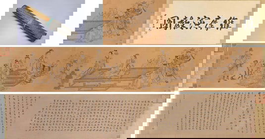 A long scroll of Li Gonglin's Vimo performance