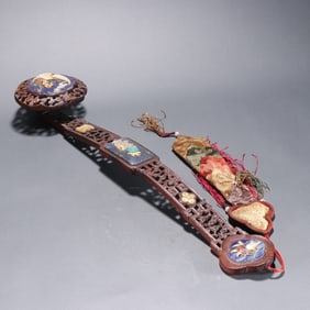 A pair of Qing Dynasty Yongzheng chanterelle yellow glaze incense plugs