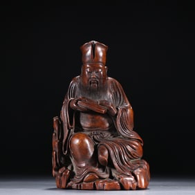 A piece of Chen Tianci bamboo carving figure ornaments