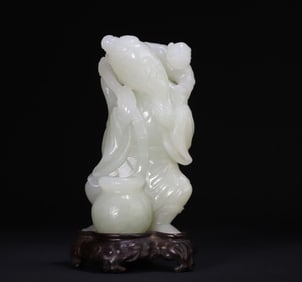 A fisherman's fortune ornament