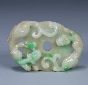 An old jade dragon bi