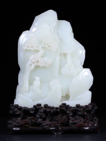 A piece of Hetian Yushanzi ornaments